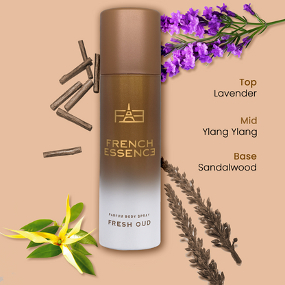 Fresh Oud Unisex Parfum Body Spray - 120ml