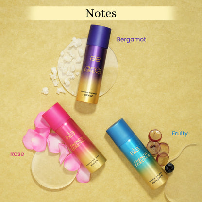 Women Fruity French Perfume & Deo Combo