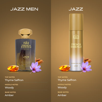 Jazz Men Perfume (60ml) & Deodorant (150ml) Combo Pack