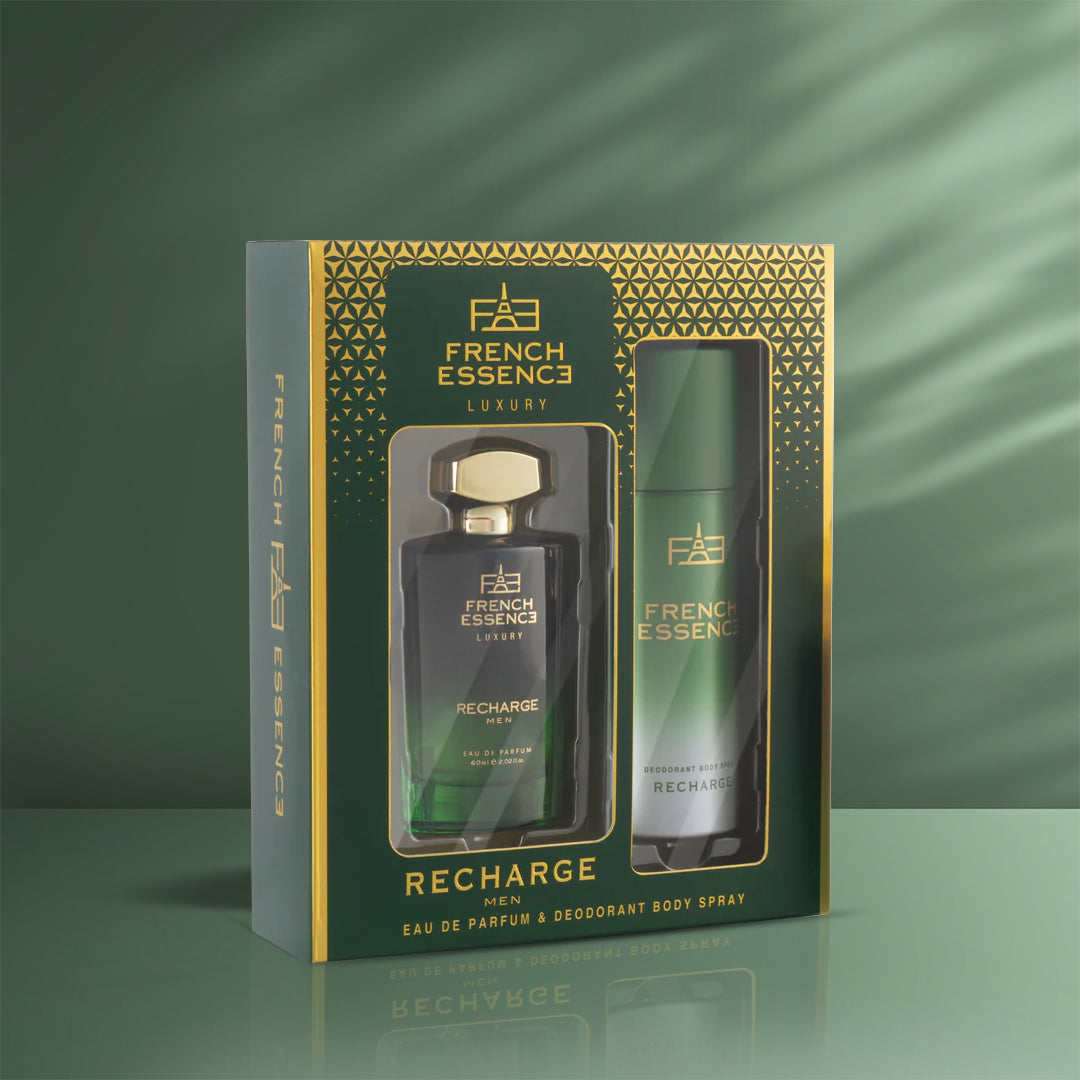 Recharge Men Perfume (60ml) & Deodorant (150ml) Combo Pack